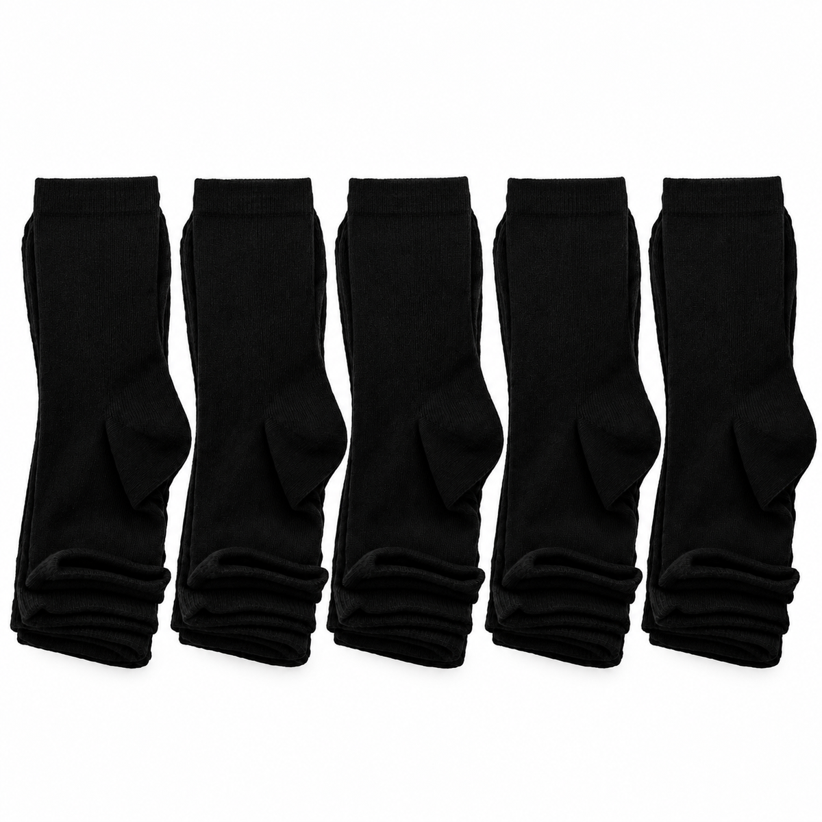5-Pair Black Ankle Socks – Unisex Everyday Cotton Socks