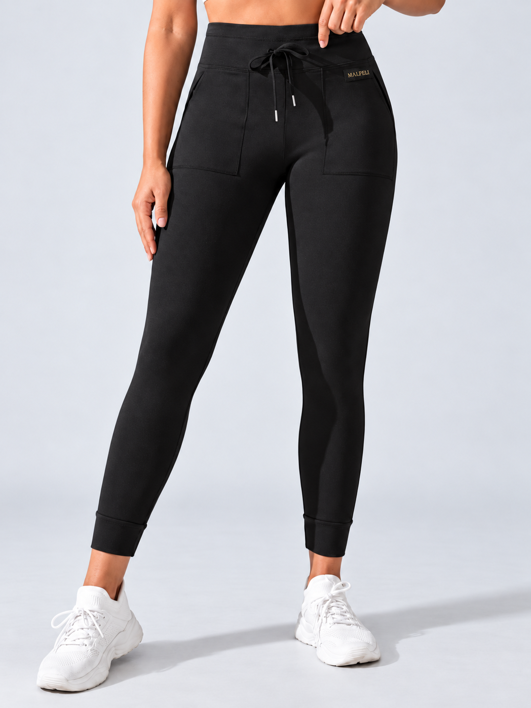 Black High-Waisted Leggings