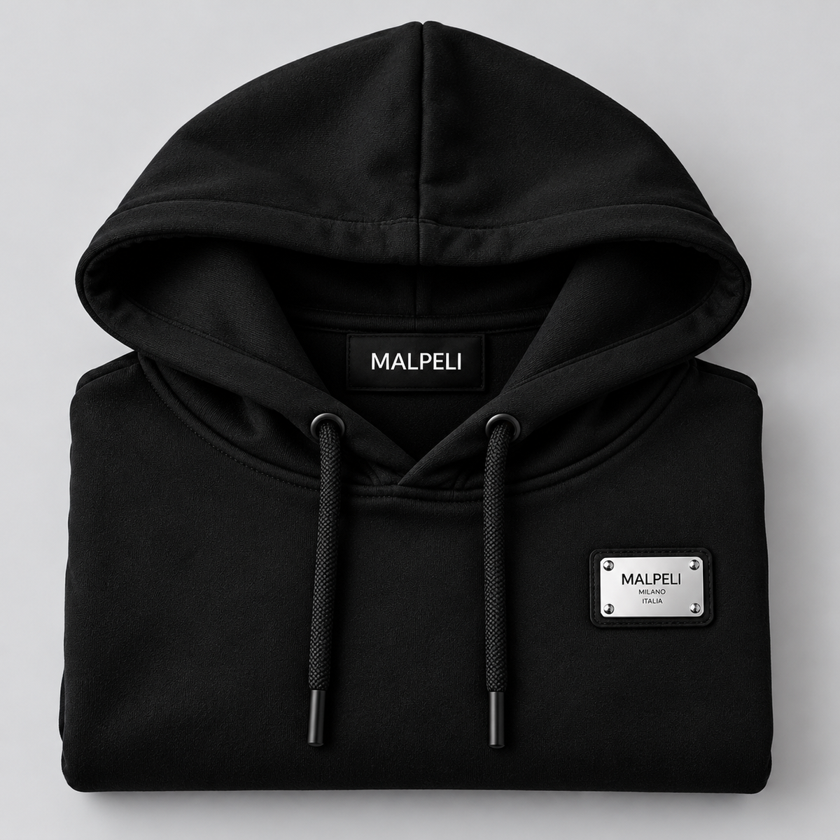 Black Silver Milan Hoodie
