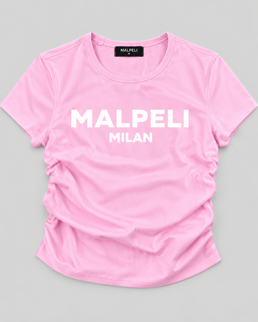 (M) Limited Edition Baby Pink Milan Women’s Crop Top