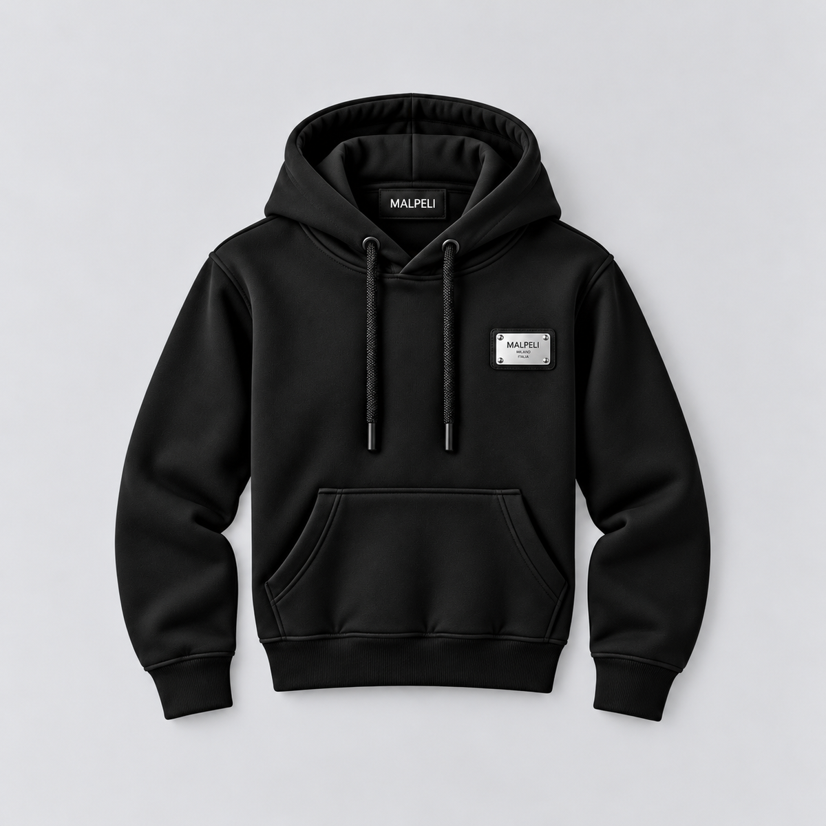 Black Silver Milan Hoodie