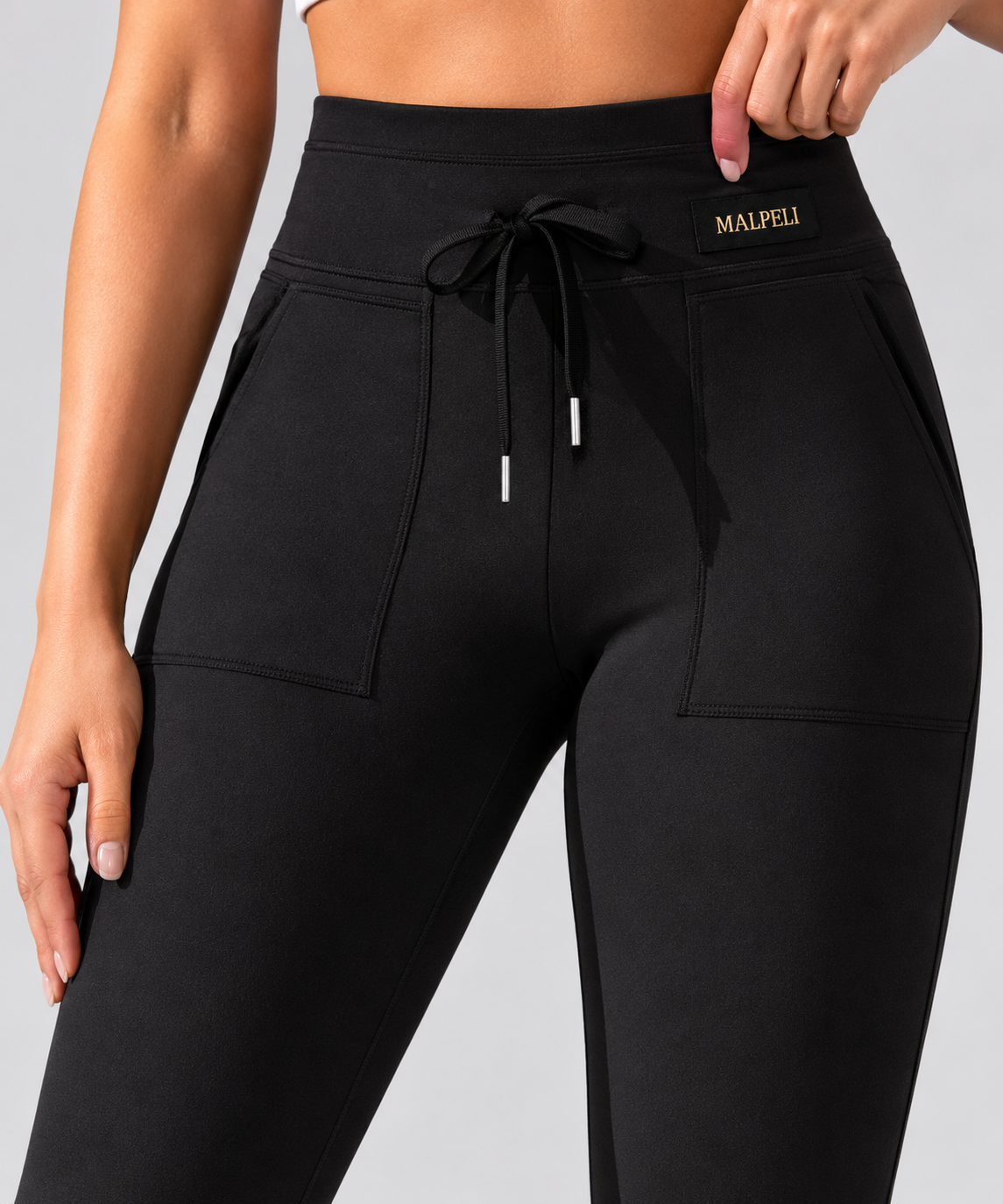 Black High-Waisted Leggings