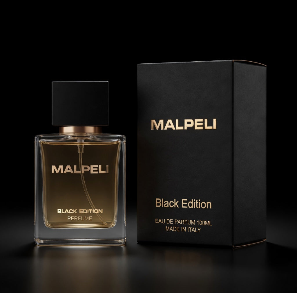 MALPELI Mens Black edition Perfume 100ml