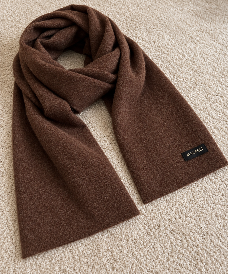 Signature Oversized Chocolate Brown Autumn Scarf