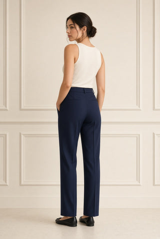 Arden Midnight Drop Shoulder Tailored Trousers — Practical Pocketing
