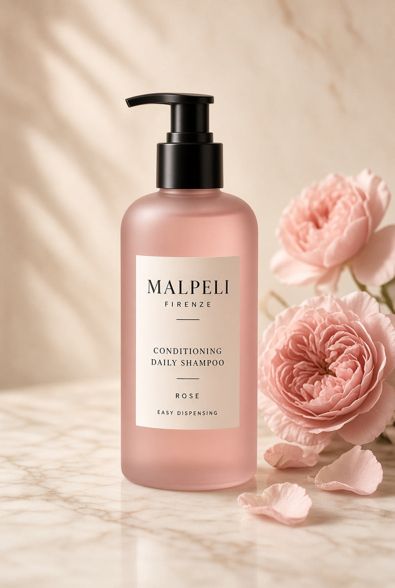 Firenze Conditioning Daily Shampoo — Easy Dispensing, Rose