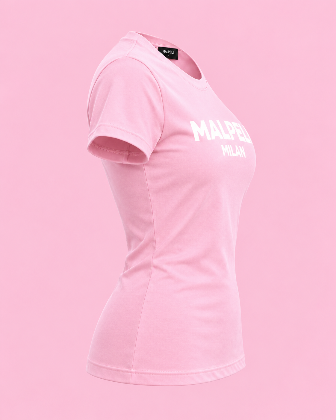 Limited Edition Malpeli Milan Women’s Baby Pink T-Shirt