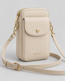 Noir Bags: Alderley Camera Crossbody — Zip Top, Minimal Branding