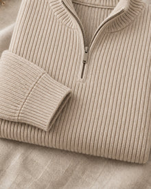 After Hours: Florence Half-Zip Sweat — Drawcord Waist, Soft Inner Face