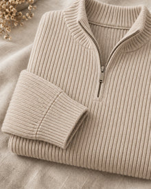 After Hours: Florence Half-Zip Sweat — Drawcord Waist, Soft Inner Face