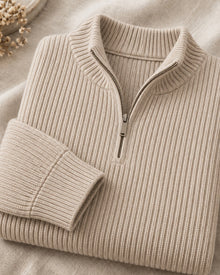 After Hours: Florence Half-Zip Sweat — Drawcord Waist, Soft Inner Face