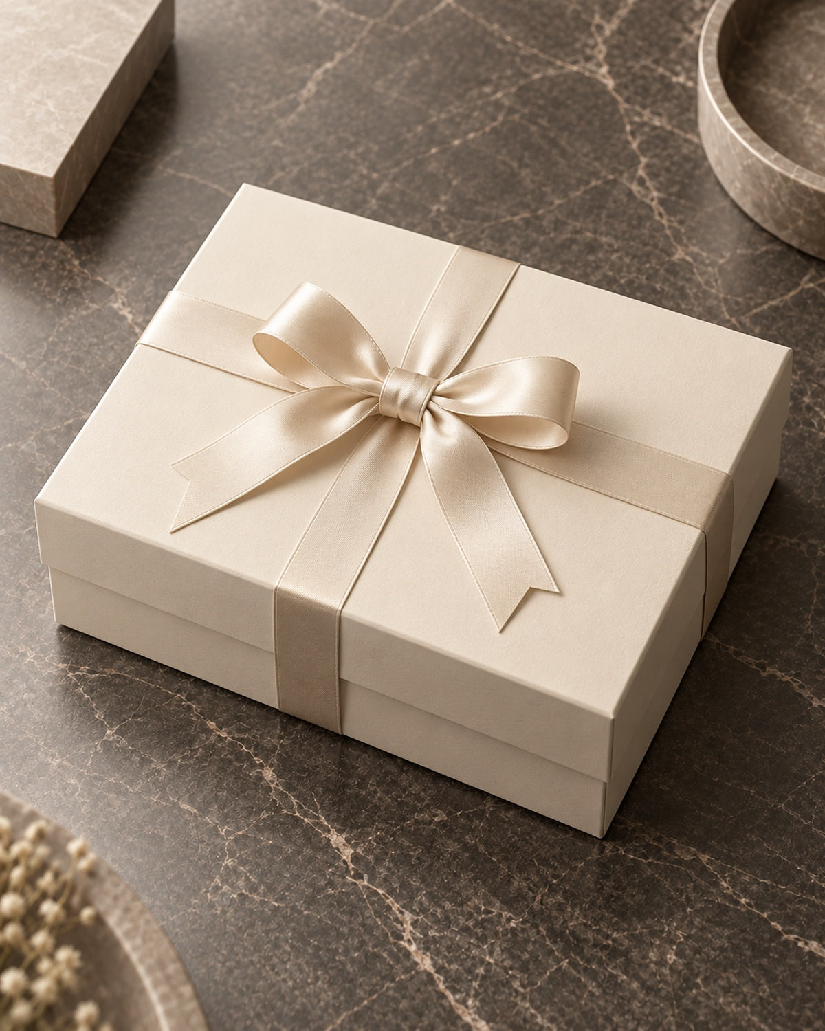 Accessory Led Neroli Keepsake Gift Box in Cream — Clear Value Story