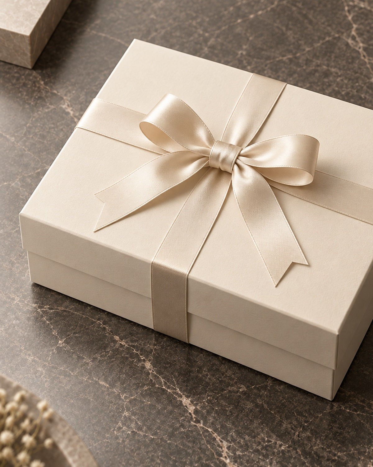 Accessory Led Neroli Keepsake Gift Box in Cream — Clear Value Story