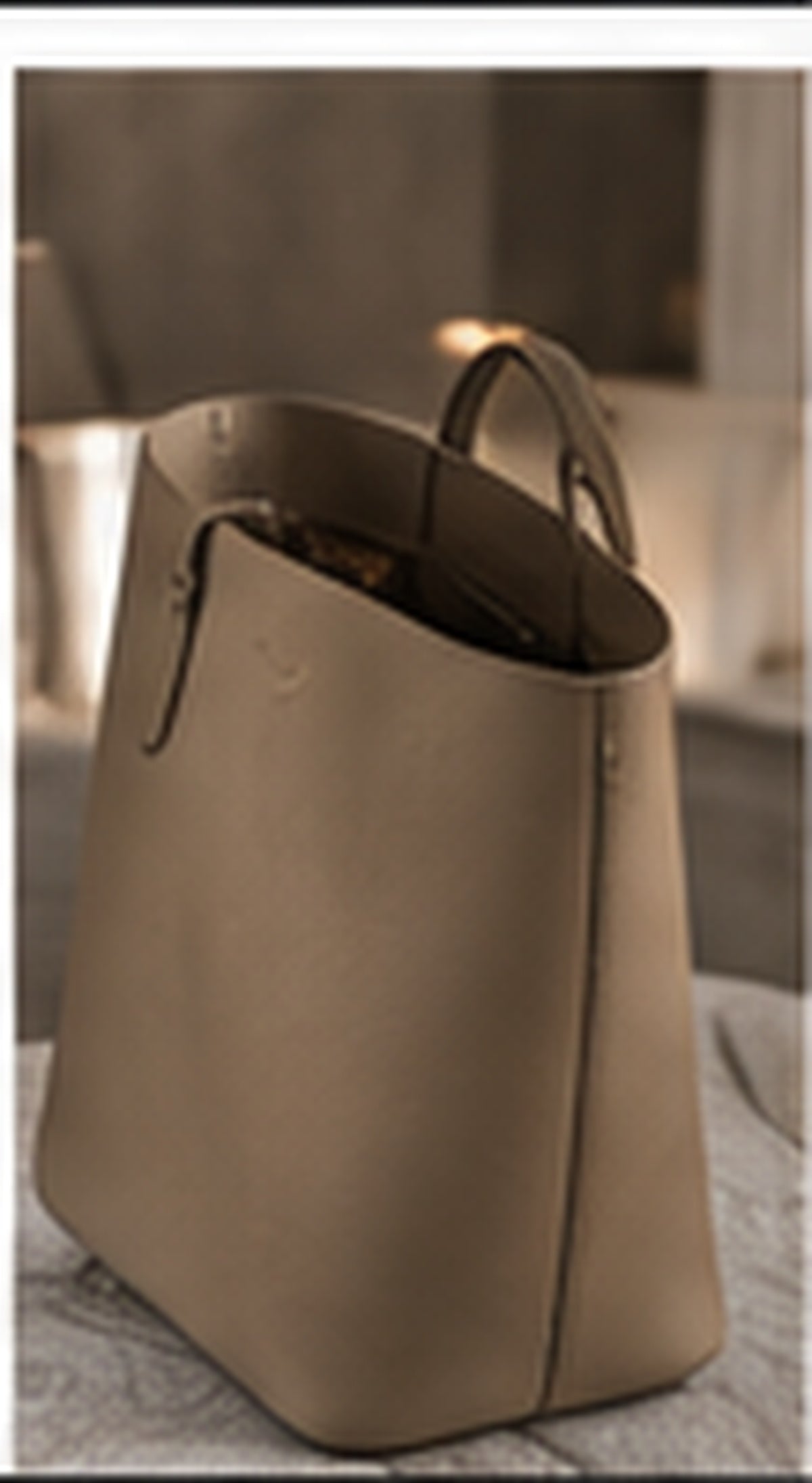 Kensington Travel Ready Structured Tote | Olive / Clean Edge Paint