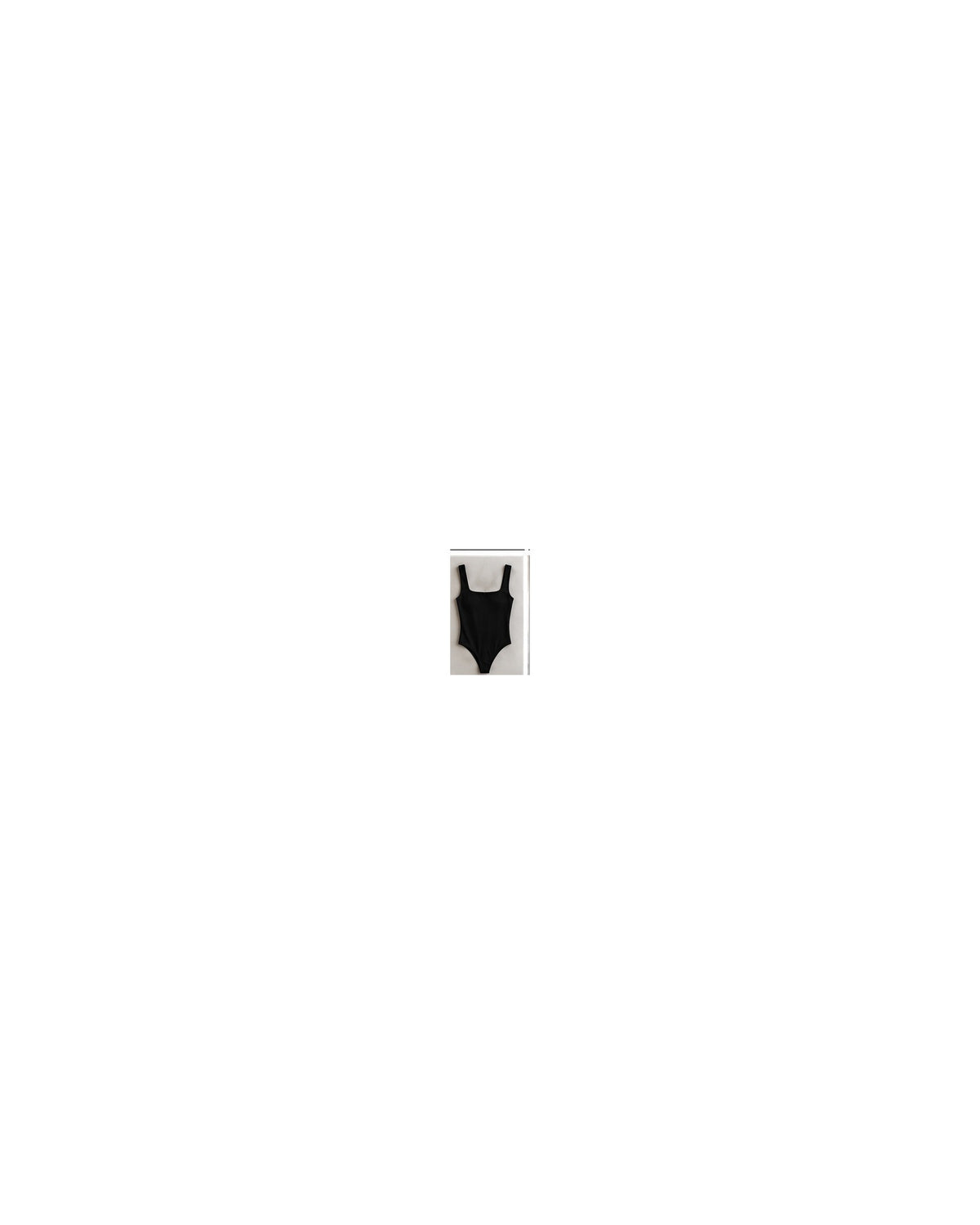 Lace Edit: Mayfair Plunge Bodysuit — Square Neck, Fine Elastic