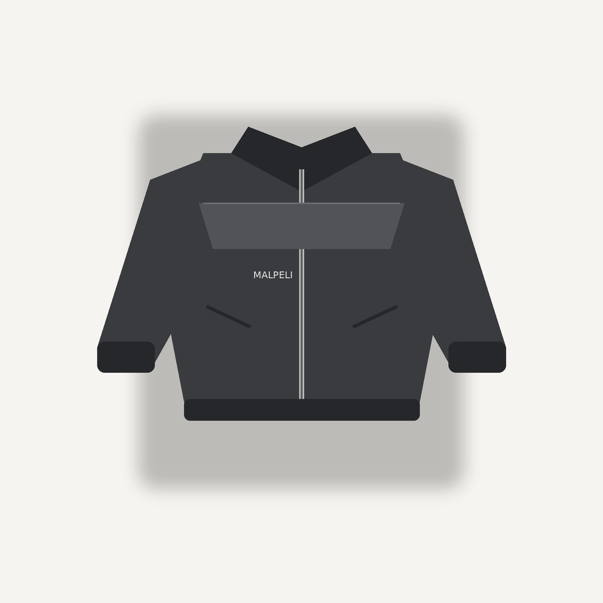Charcoal Mayfair Storm Flap Cropped Jacket with Light Stretch