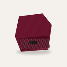 Palermo Ribbed Beanie with Lightweight Feel — Magnetic Profile, Burgundy