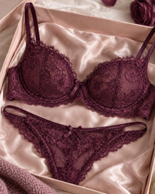 Alderley Adjustable Strap Soft-Cup Set — Smooth Inner Finish, Plum
