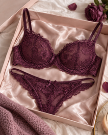 Alderley Adjustable Strap Soft-Cup Set — Smooth Inner Finish, Plum