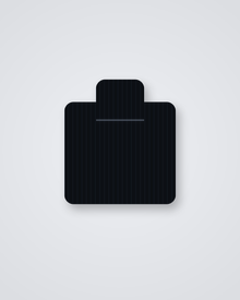 Siena Roll-Neck Jumper with Clean Neckline — Clean Cut, Midnight