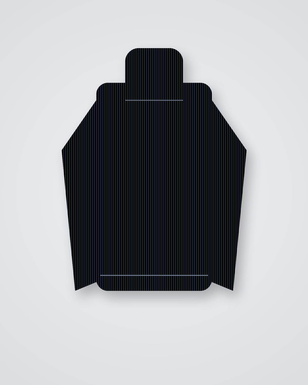 Siena Roll-Neck Jumper with Clean Neckline — Clean Cut, Midnight