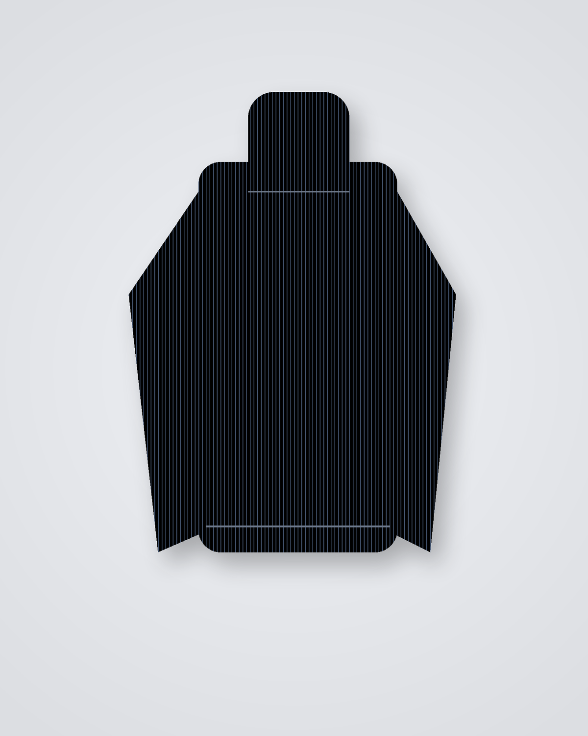 Siena Roll-Neck Jumper with Clean Neckline — Clean Cut, Midnight