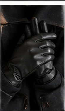 Black Vesper Driving Gloves — Touchscreen Tip / Soft Inner Feel