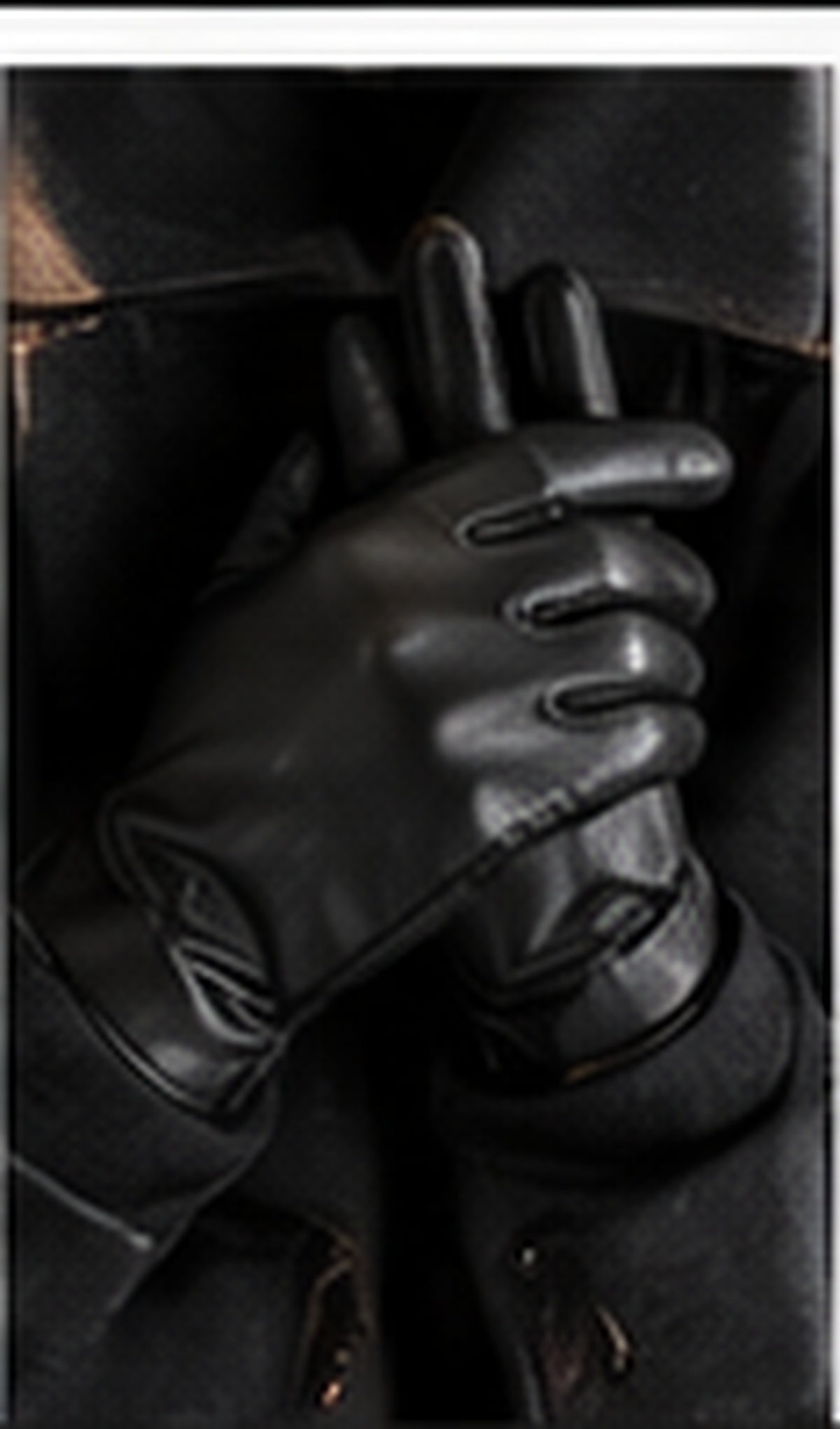 Black Vesper Driving Gloves — Plush Touch / Soft Inner Feel