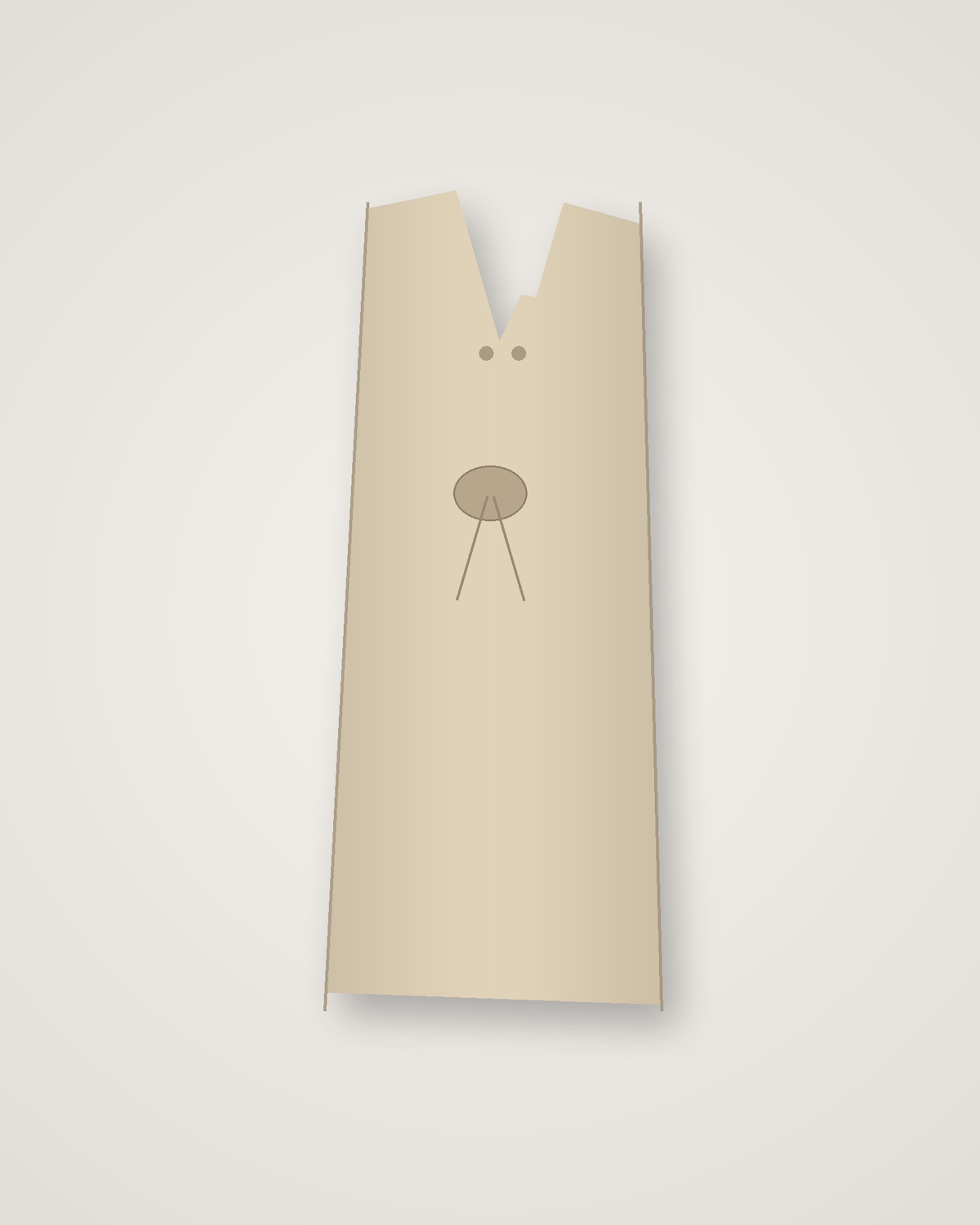 Westbourne Slip Dress: Knot Front + Tonal Hardware — Oatmeal